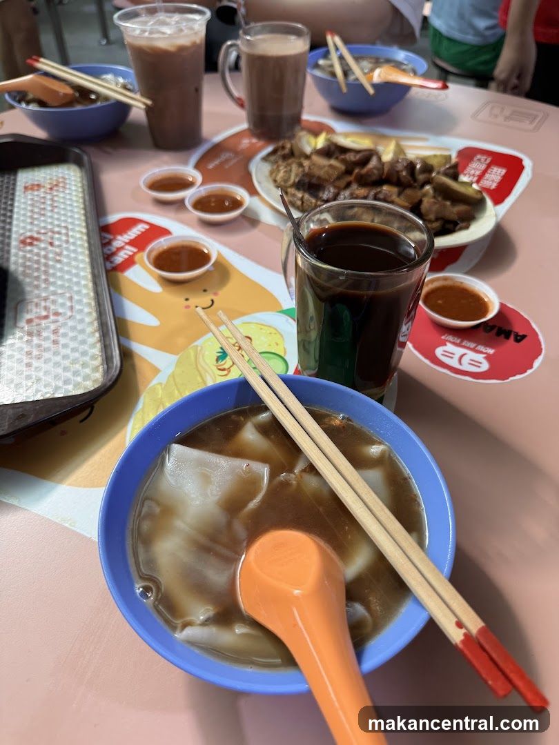 Table with Food and Drinks