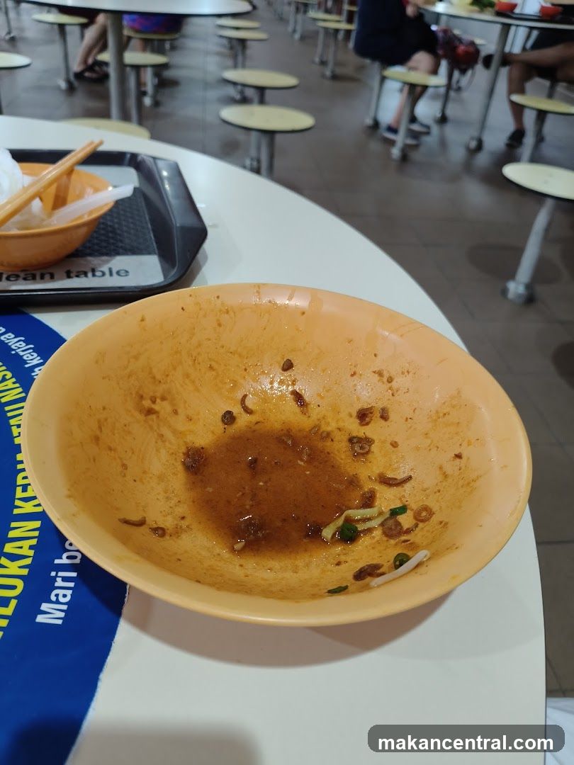 Empty Bowl at Food Court