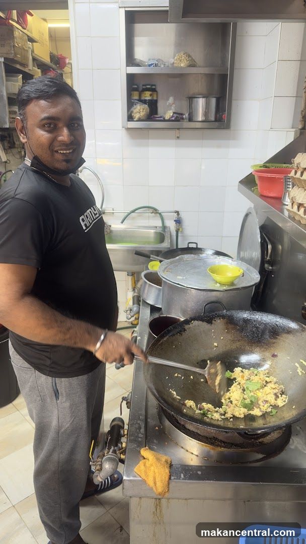 Man cooking in a kitchen