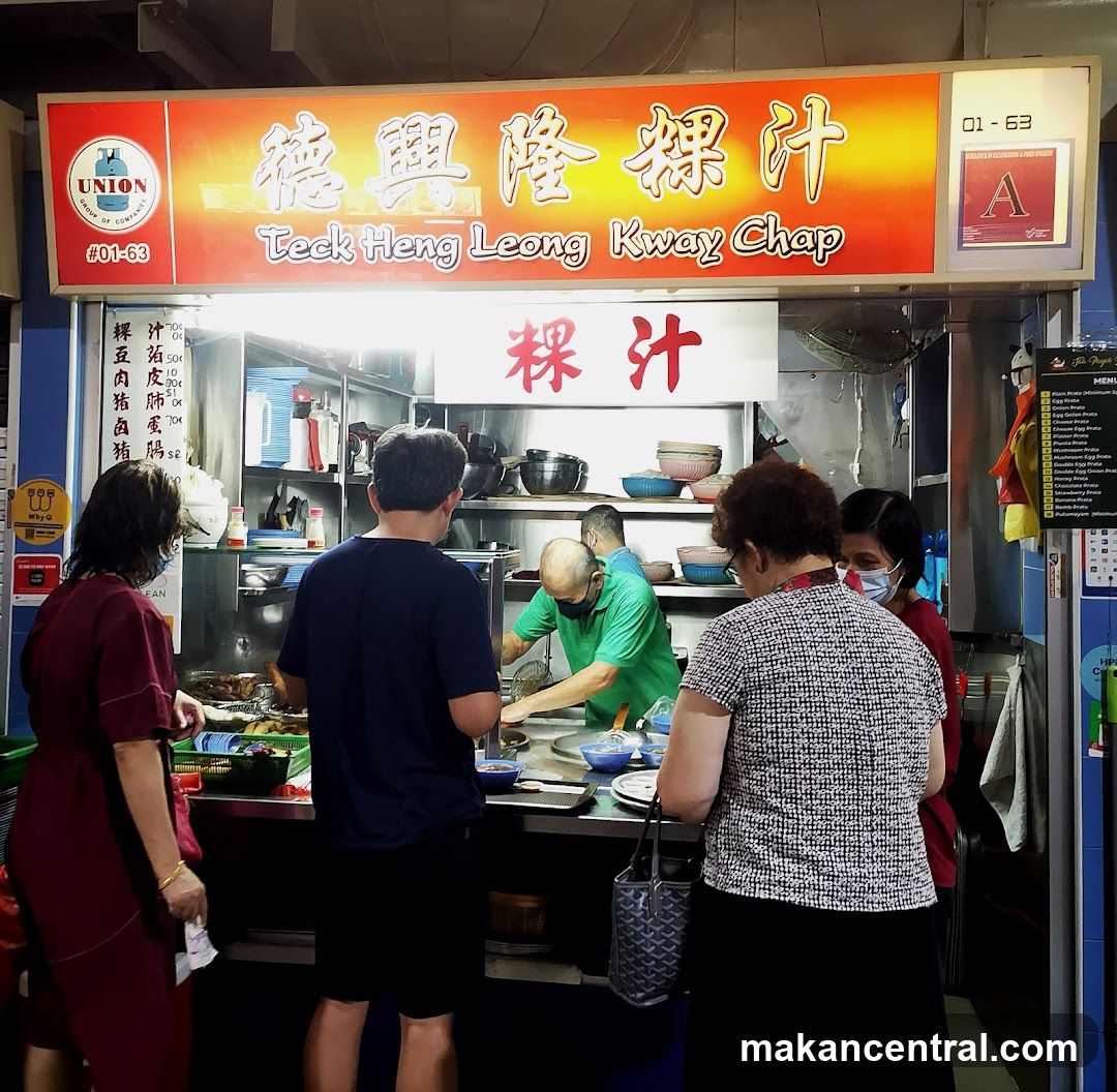 Food Stall with Customers