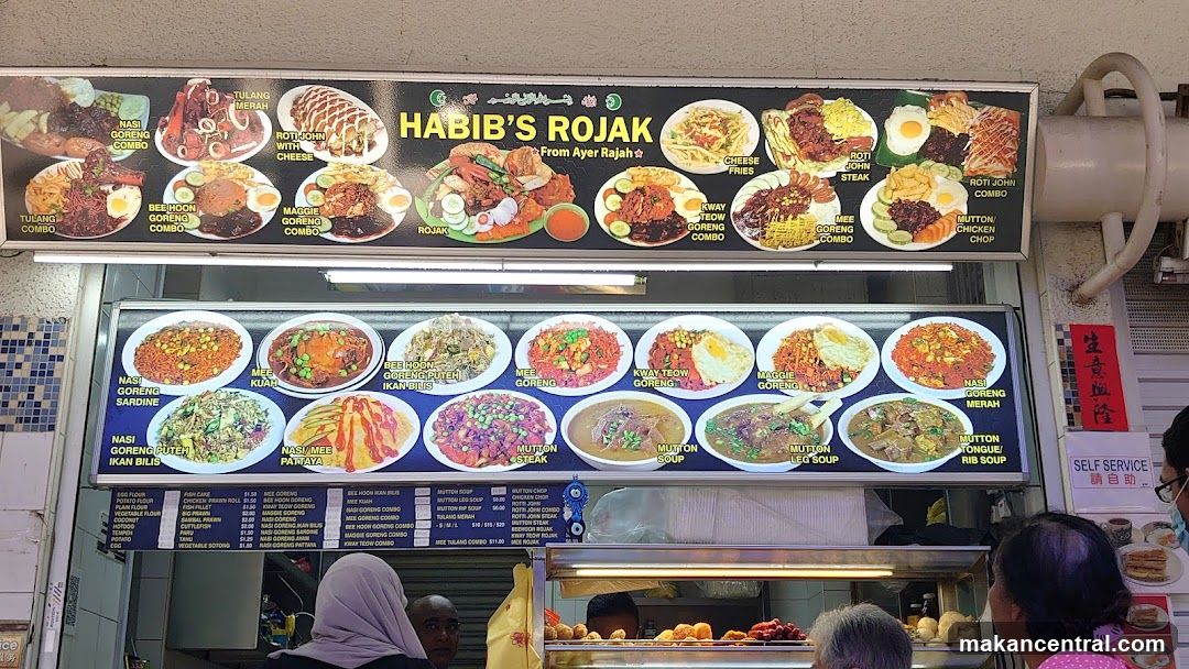 Habib's Rojak Menu