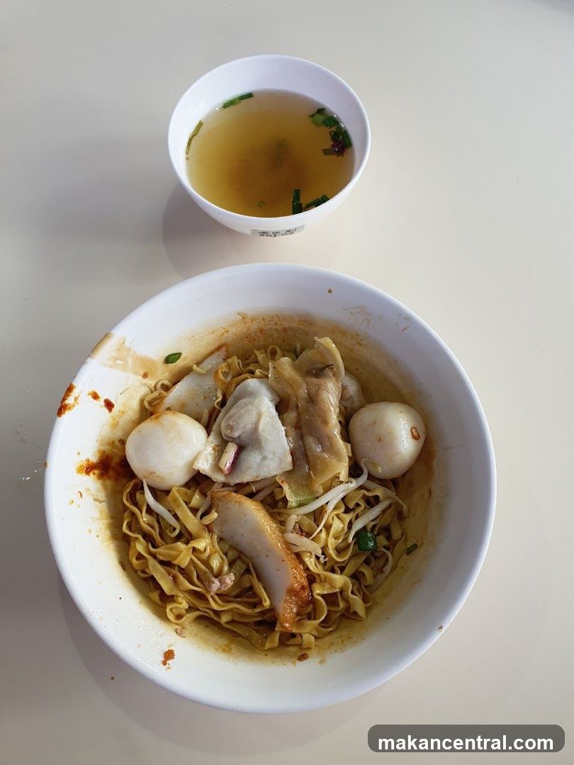 Noodles with Fish Balls and Soup