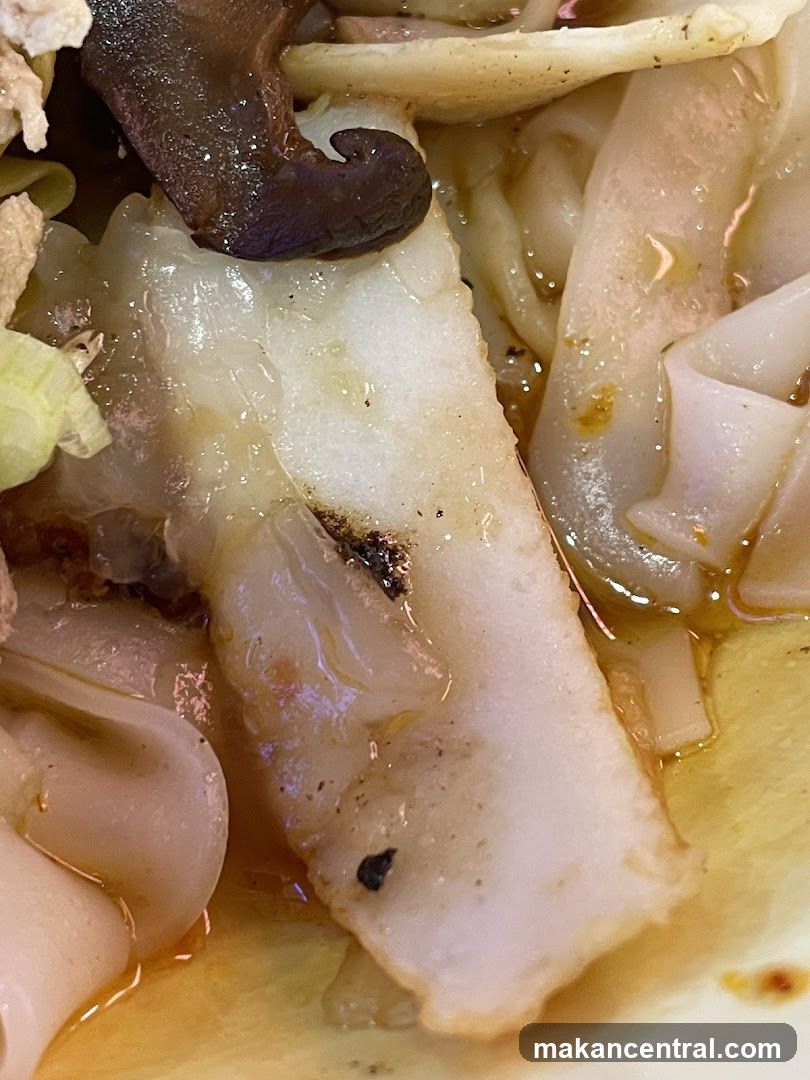 Close-up of noodle dish