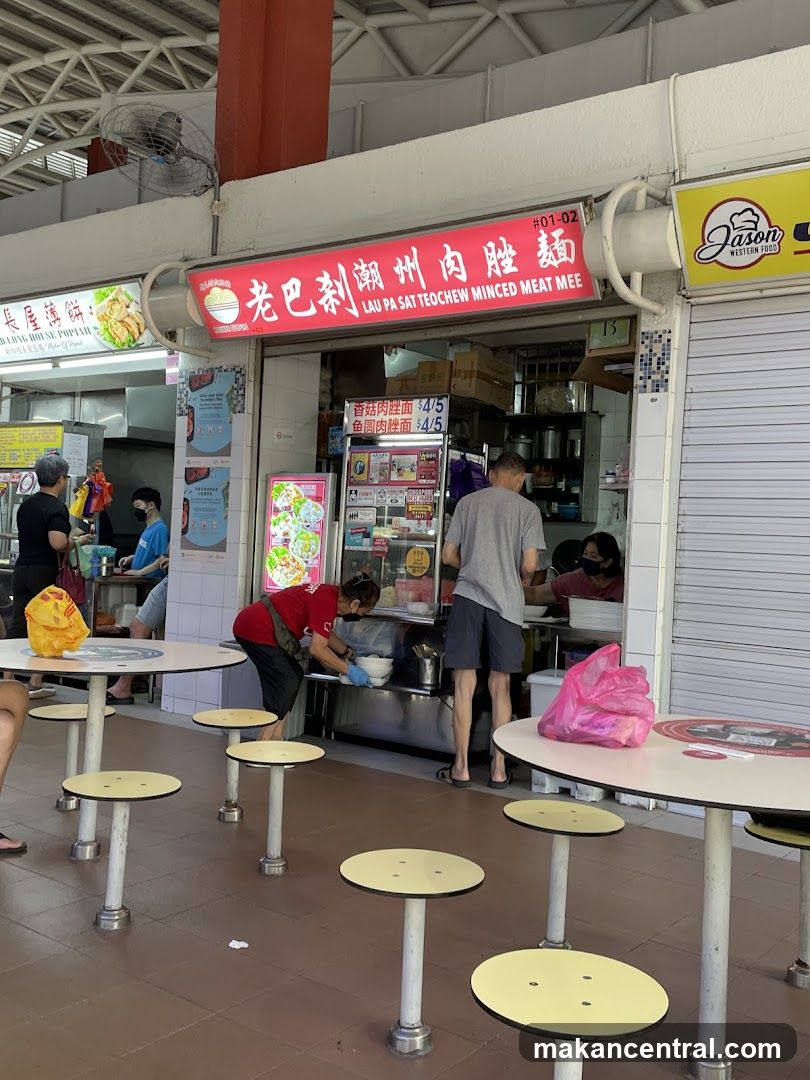 Lau Pa Sat Teochew Fishball Minced Meat Noodle