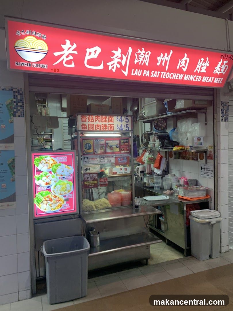 Lau Pa Sat Teochew Minced Meat Mee