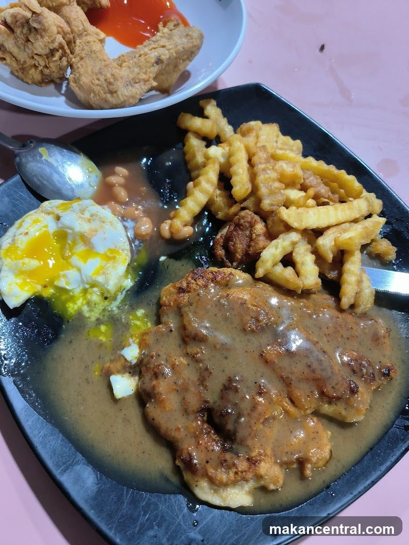 Chicken Chop with Sides