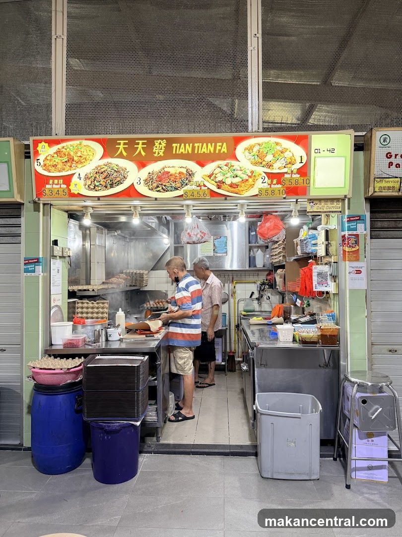 Food Stall with Menu Display