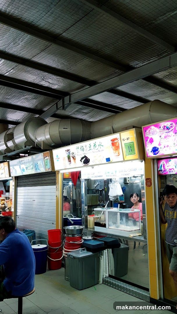 Food Stall with Drinks and Desserts