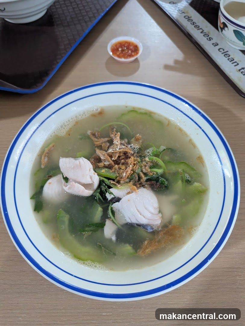 Fish Soup with Bitter Gourd