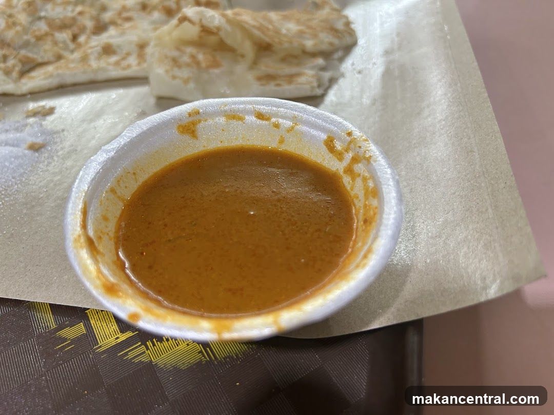 Roti Canai with Curry Sauce