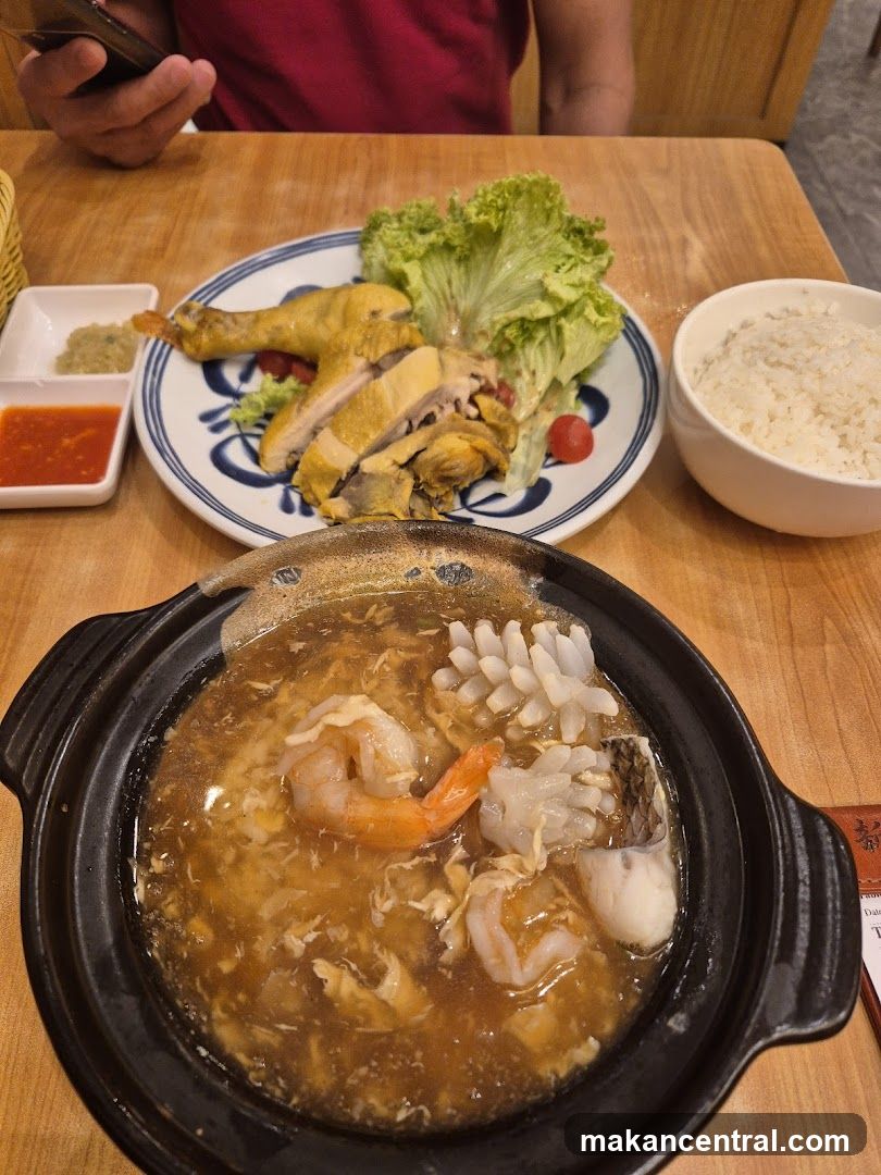 Seafood and Chicken Dishes
