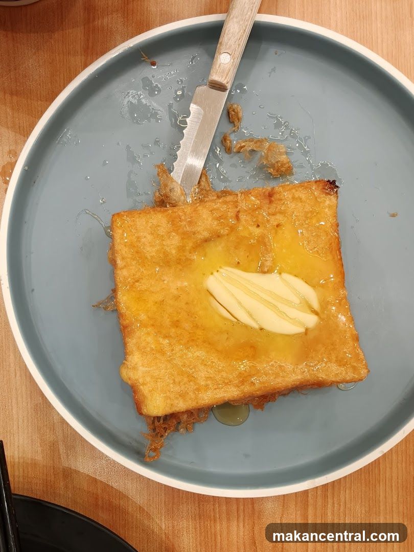 French Toast with Butter and Honey