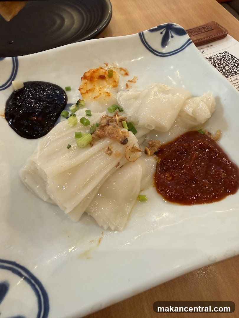 Steamed Rice Rolls with Sauces