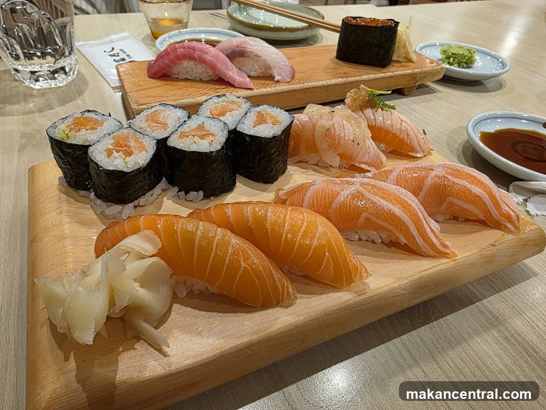 Assortment of Sushi and Rolls