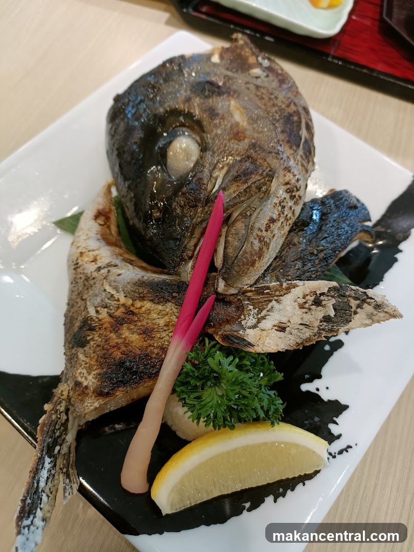 Grilled Fish Head