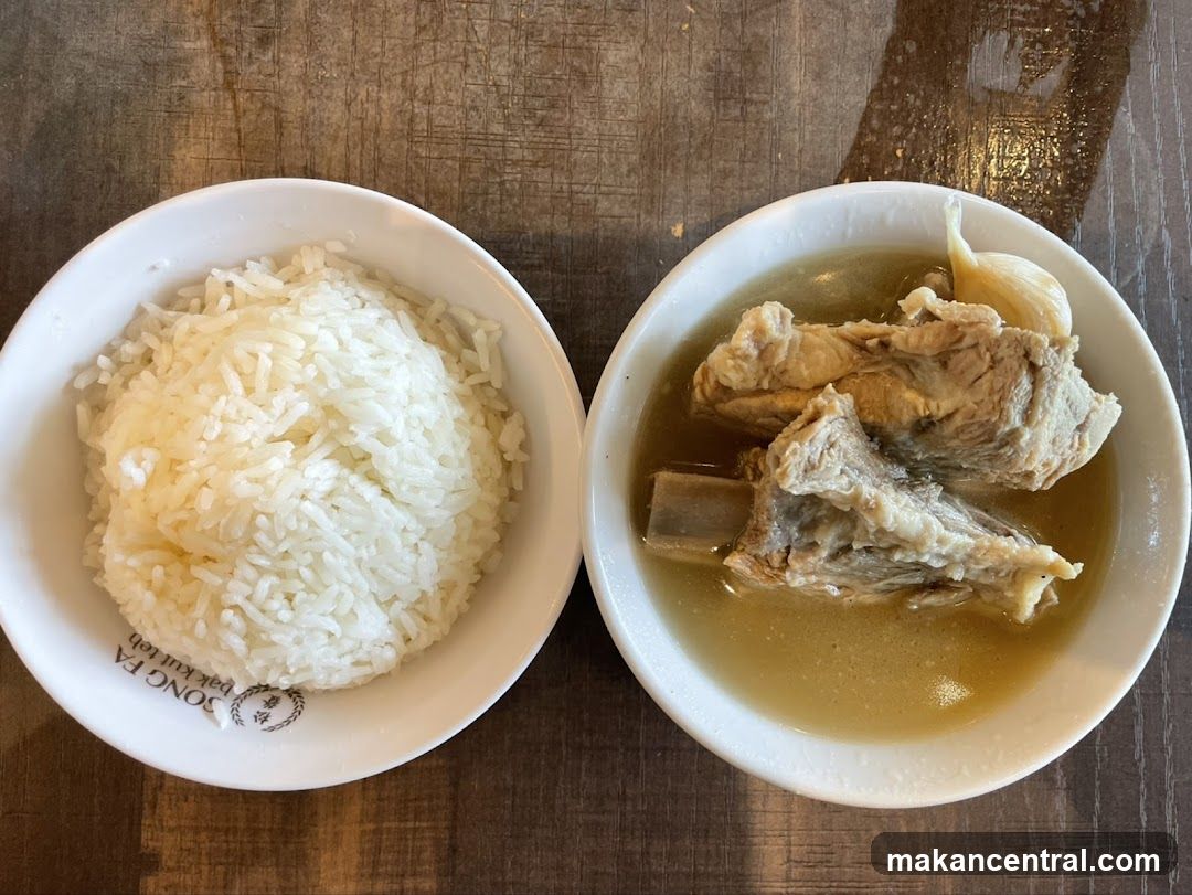 Pork Rib Soup with Rice