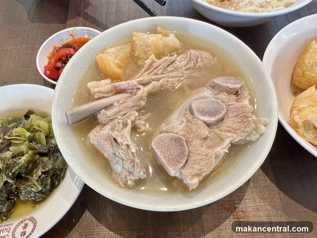 Pork Rib Soup with Sides