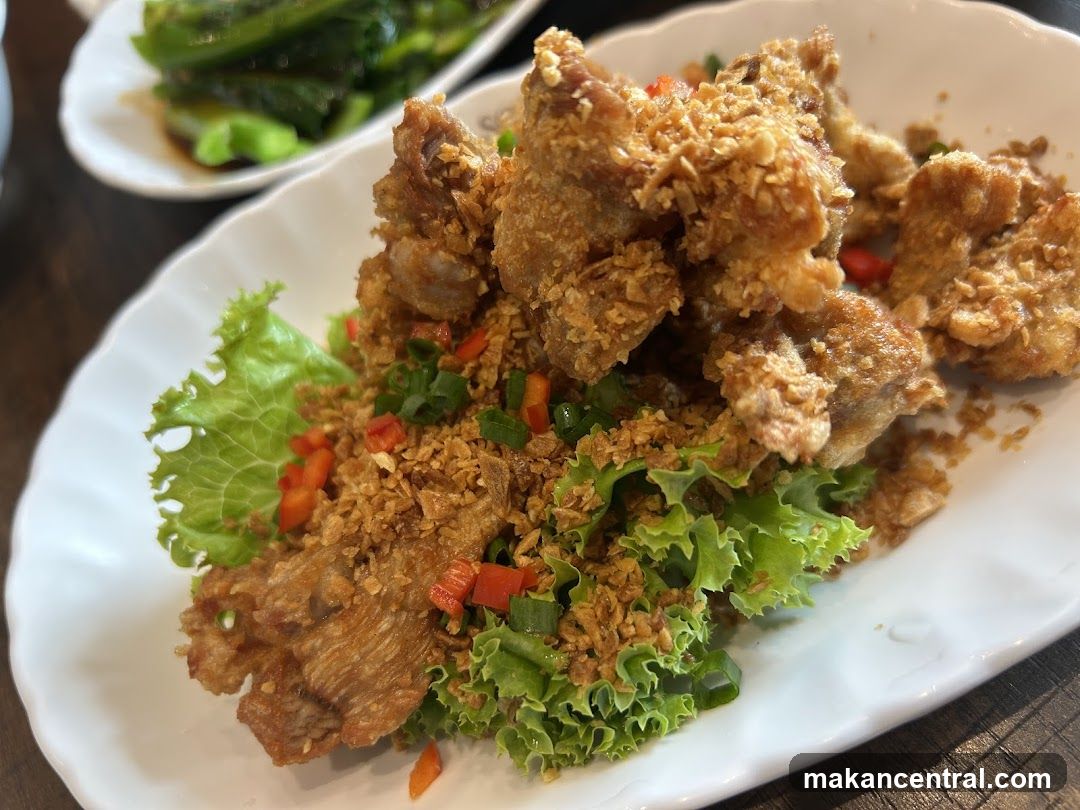 Crispy Fried Chicken with Garlic and Chili