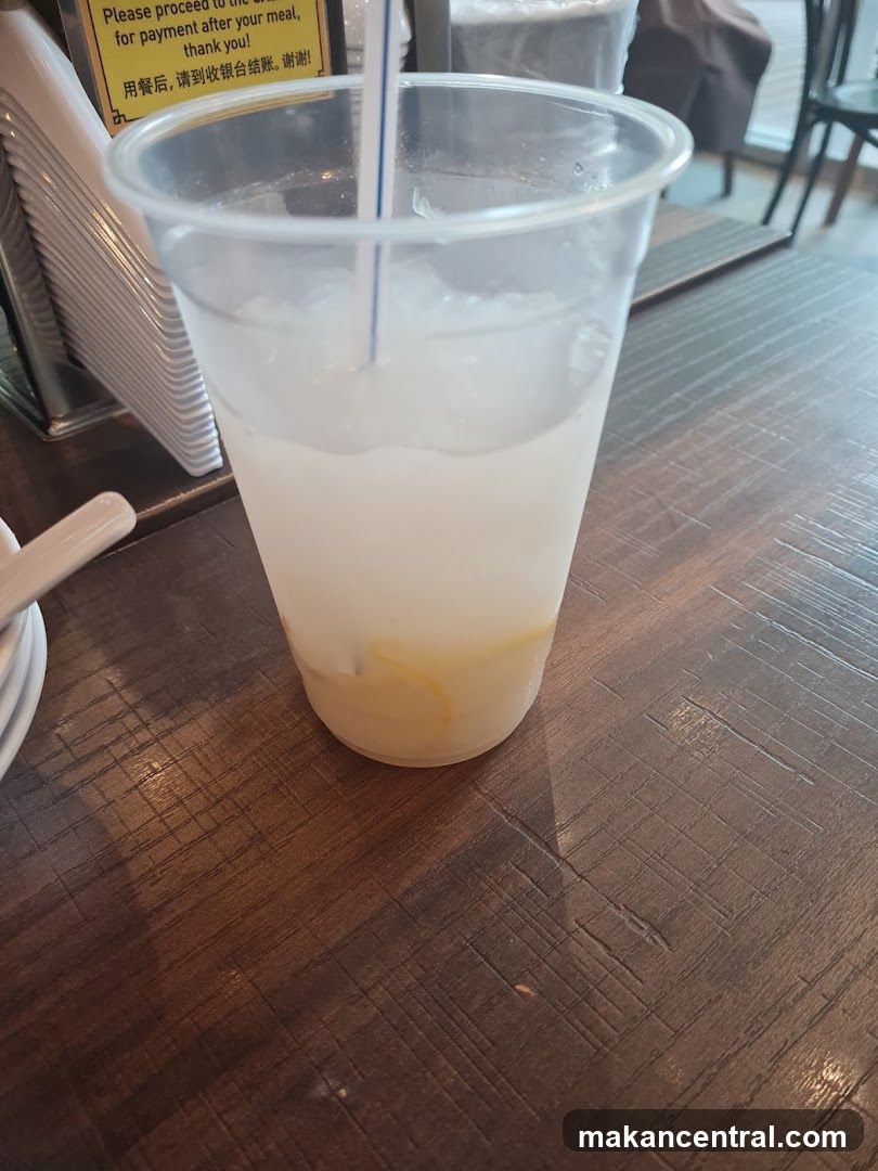 Drink with Lemon Slices