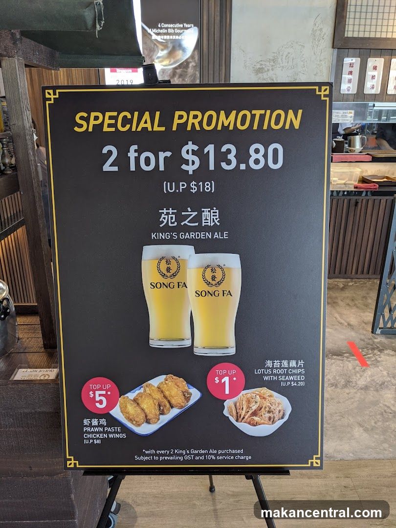 Special Promotion for King's Garden Ale