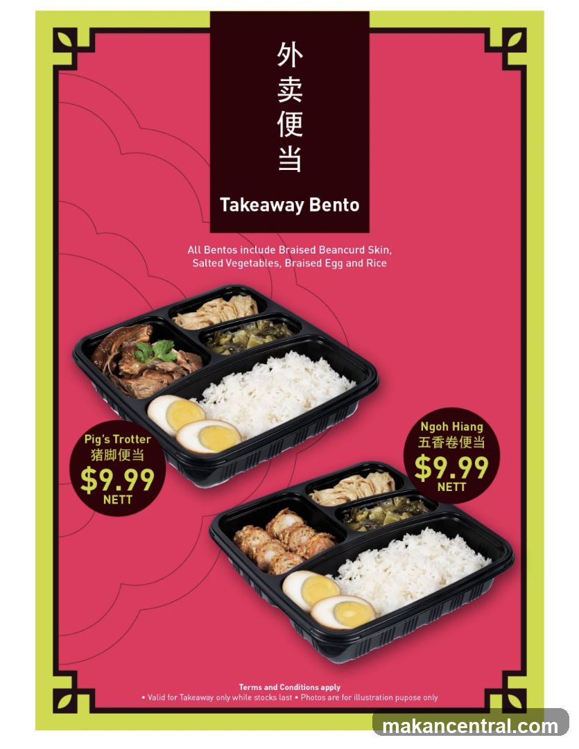 Takeaway Bento Menu