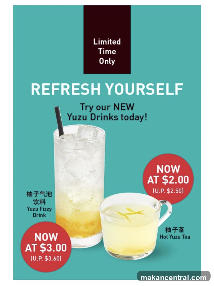 Yuzu Drinks Promotion