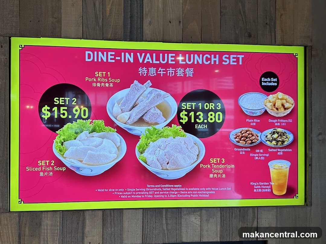 DINE-IN VALUE LUNCH SET