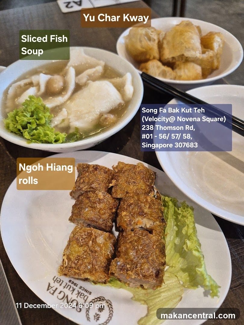 Song Fa Bak Kut Teh Food