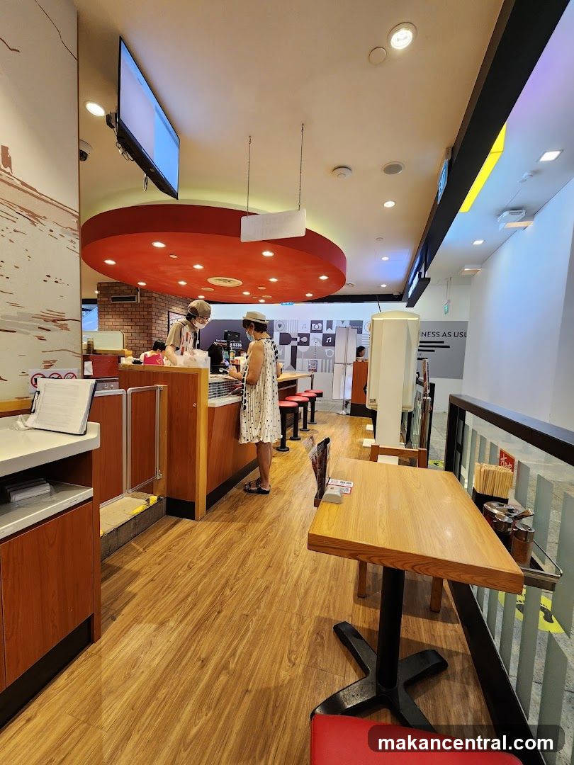 Interior of a food establishment