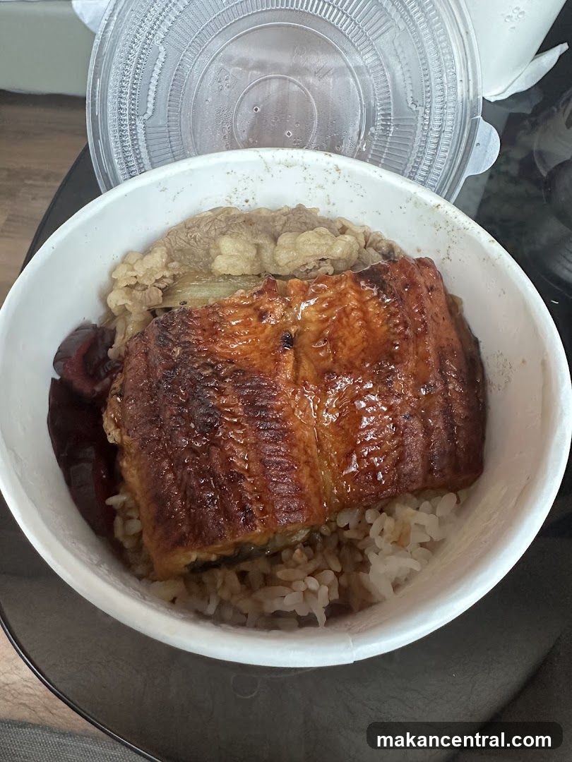 Unagi and Beef Rice Bowl