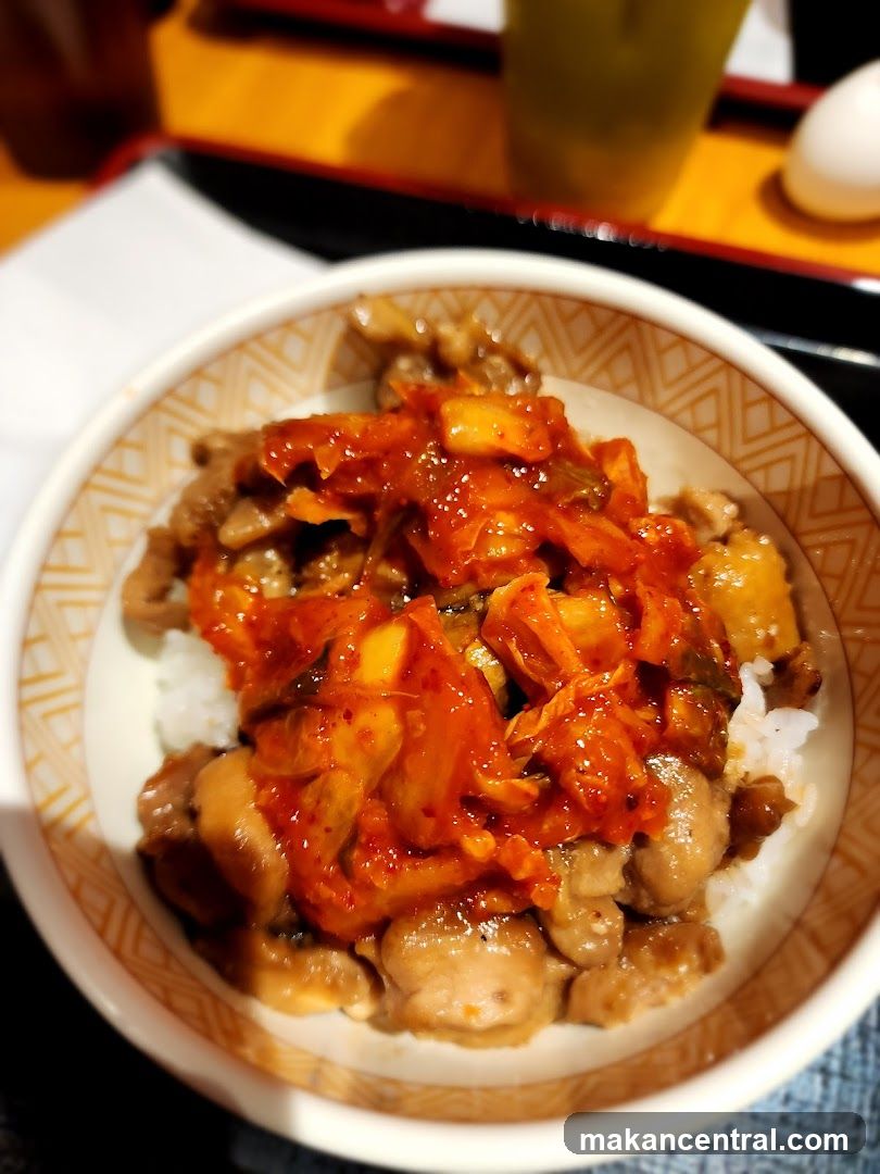 Beef and Kimchi Rice Bowl