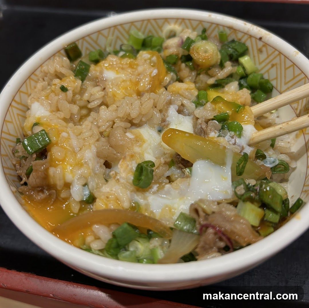 Beef and Egg Rice Bowl
