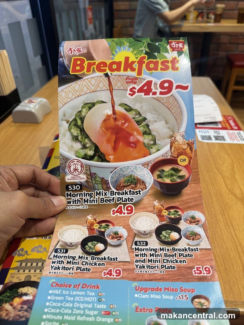Breakfast Menu