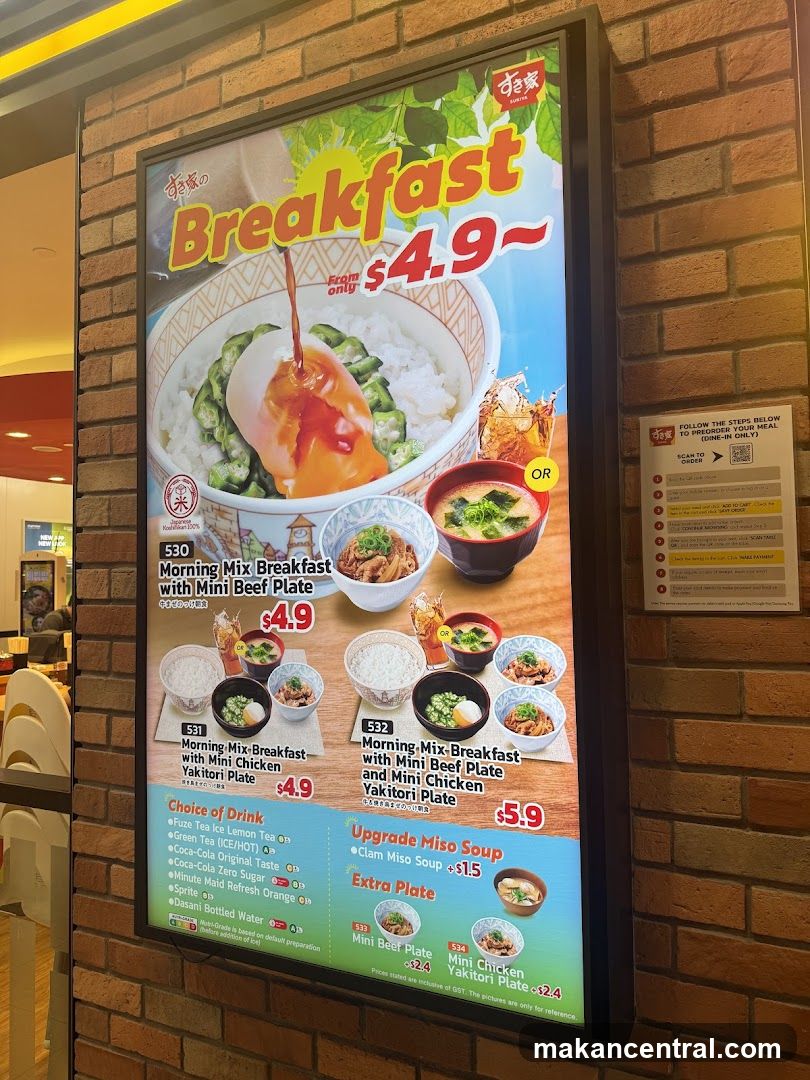 Breakfast Menu