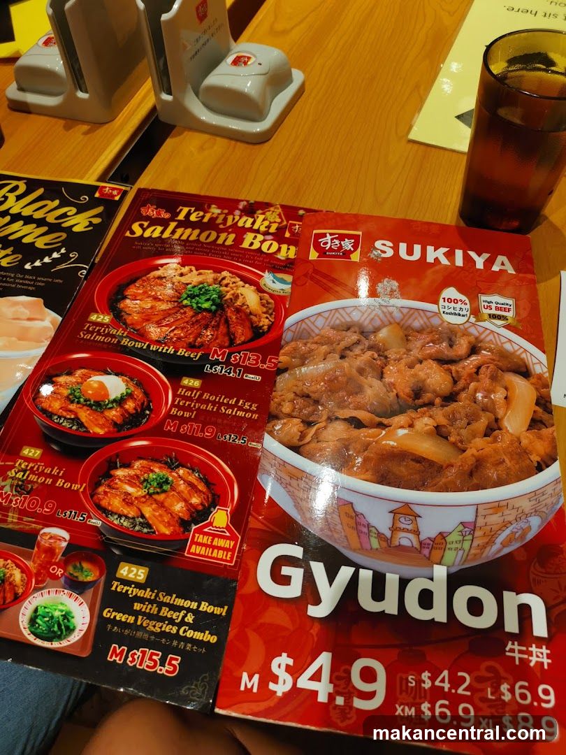 Sukiya Menu