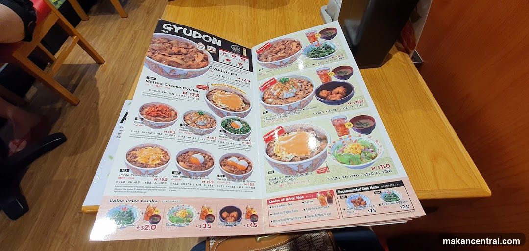 GYUDON Menu
