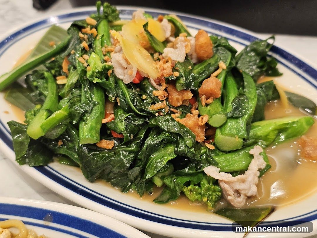 Stir-fried Greens with Pork