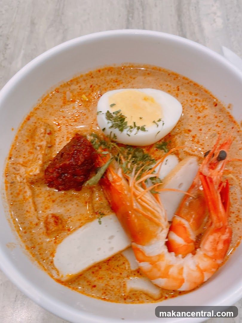 Laksa with Shrimp