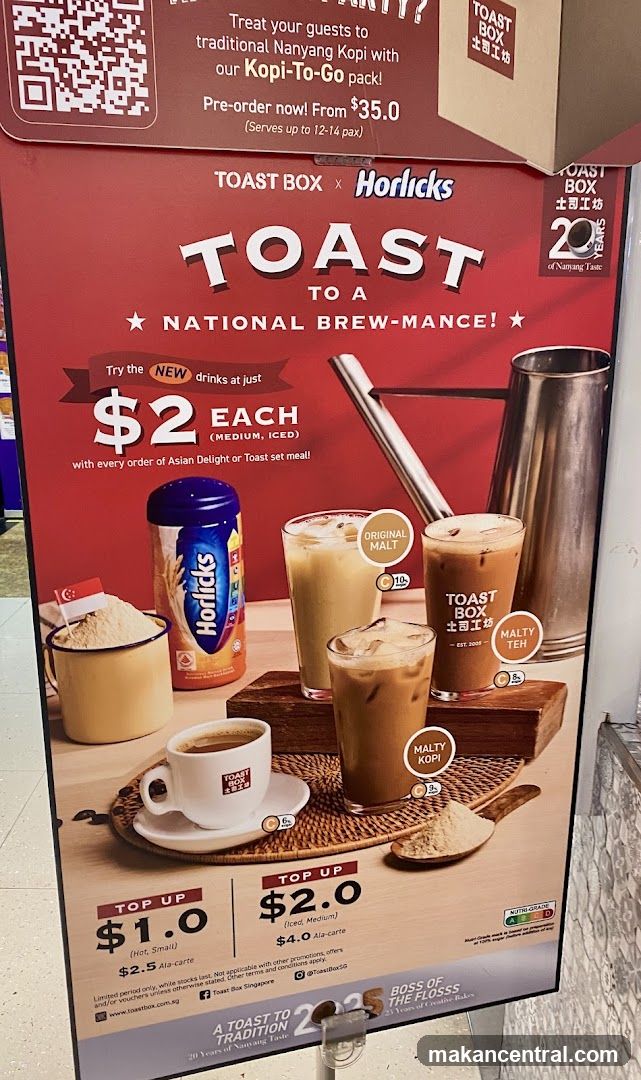 Toast Box x Horlicks Promotion