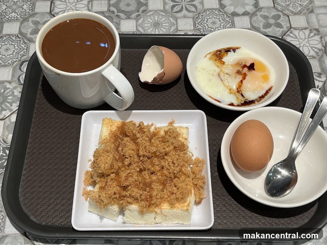 Breakfast Tray with Coffee and Toast