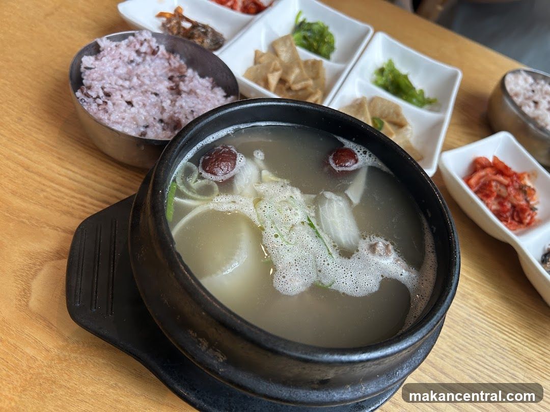 Korean Soup and Side Dishes