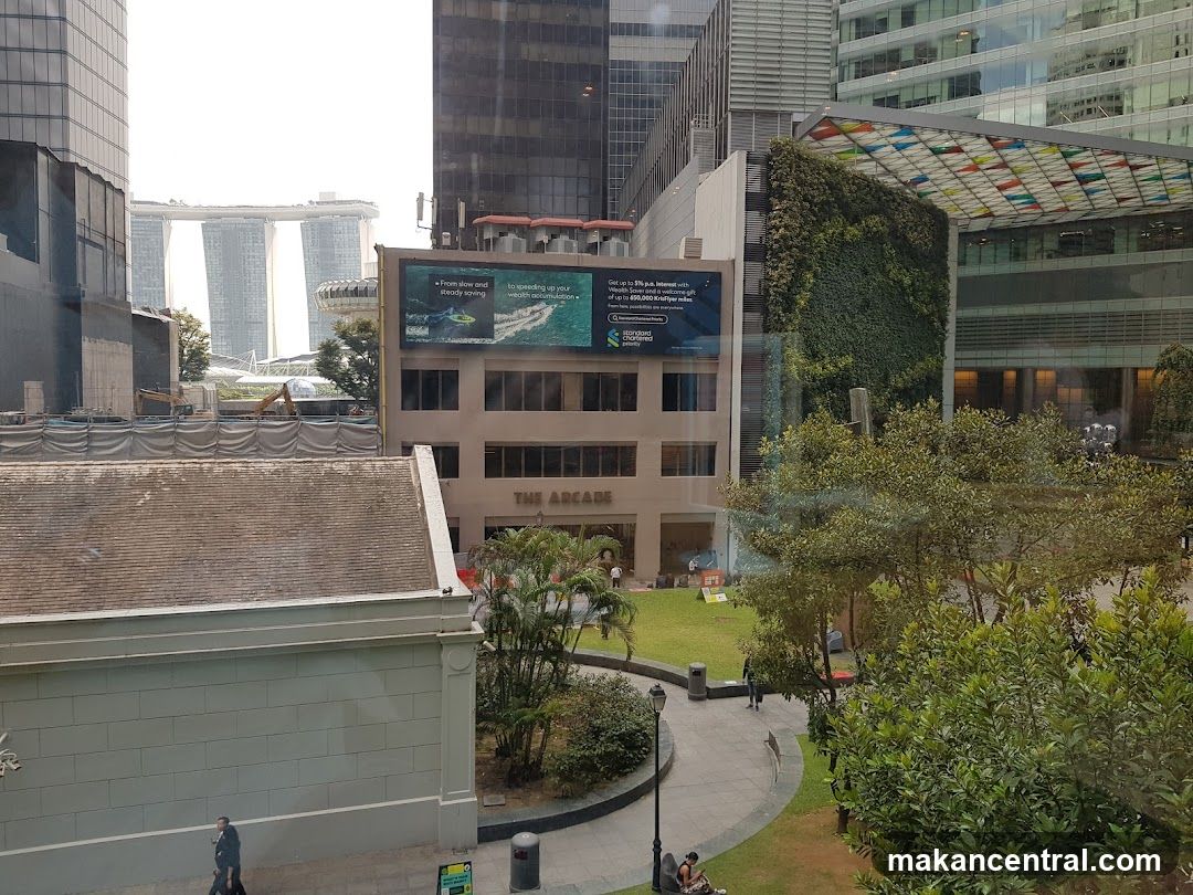 Urban landscape with buildings and greenery