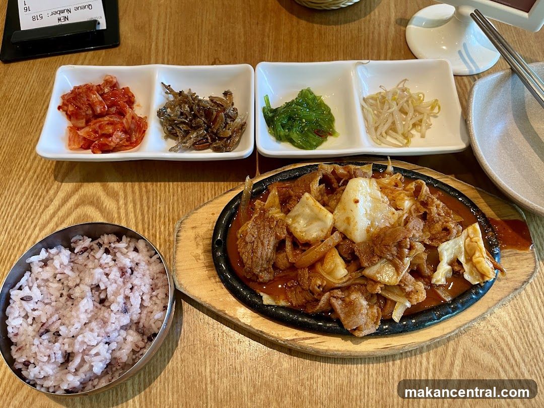 Korean Meal with Banchan