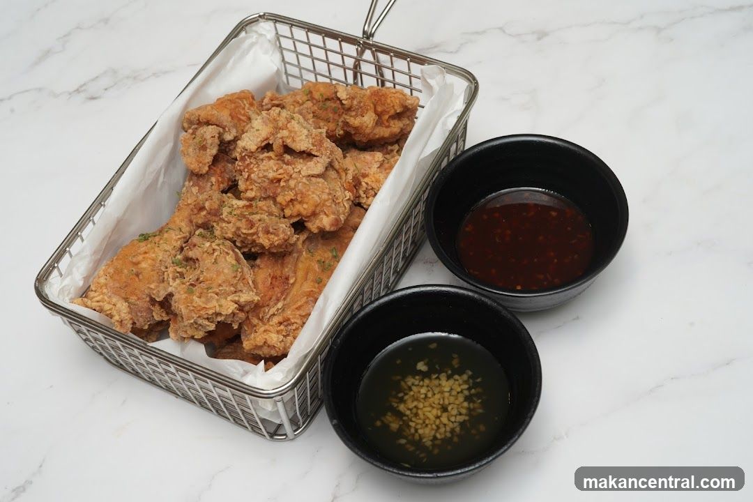 Fried Chicken with Dipping Sauces
