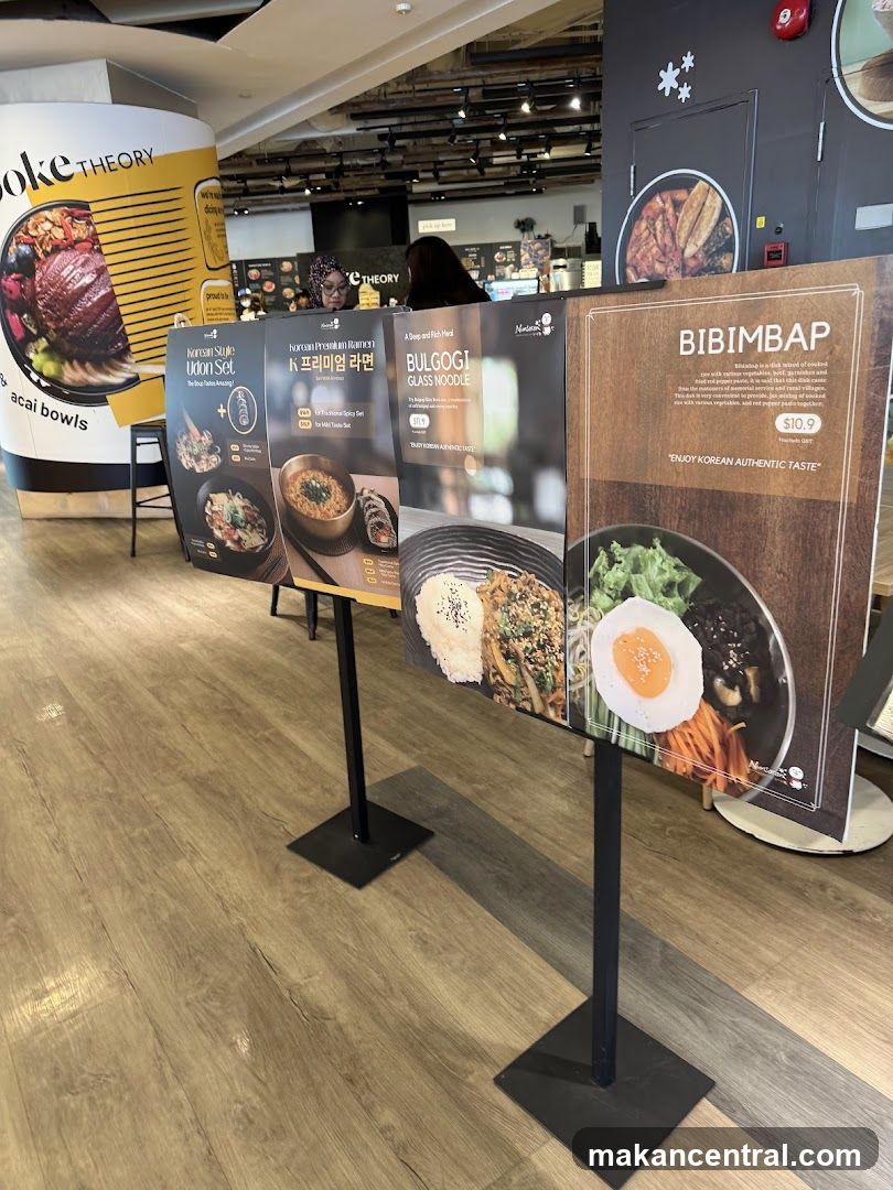 Korean Food Menu