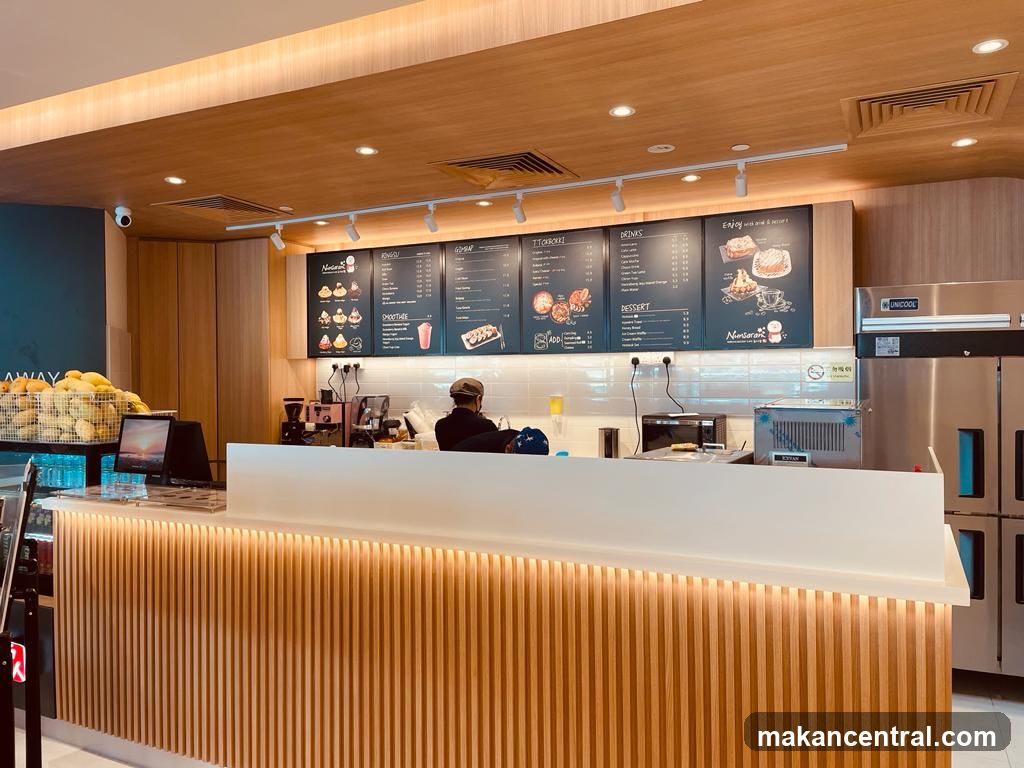 Cafe Counter with Menu Boards
