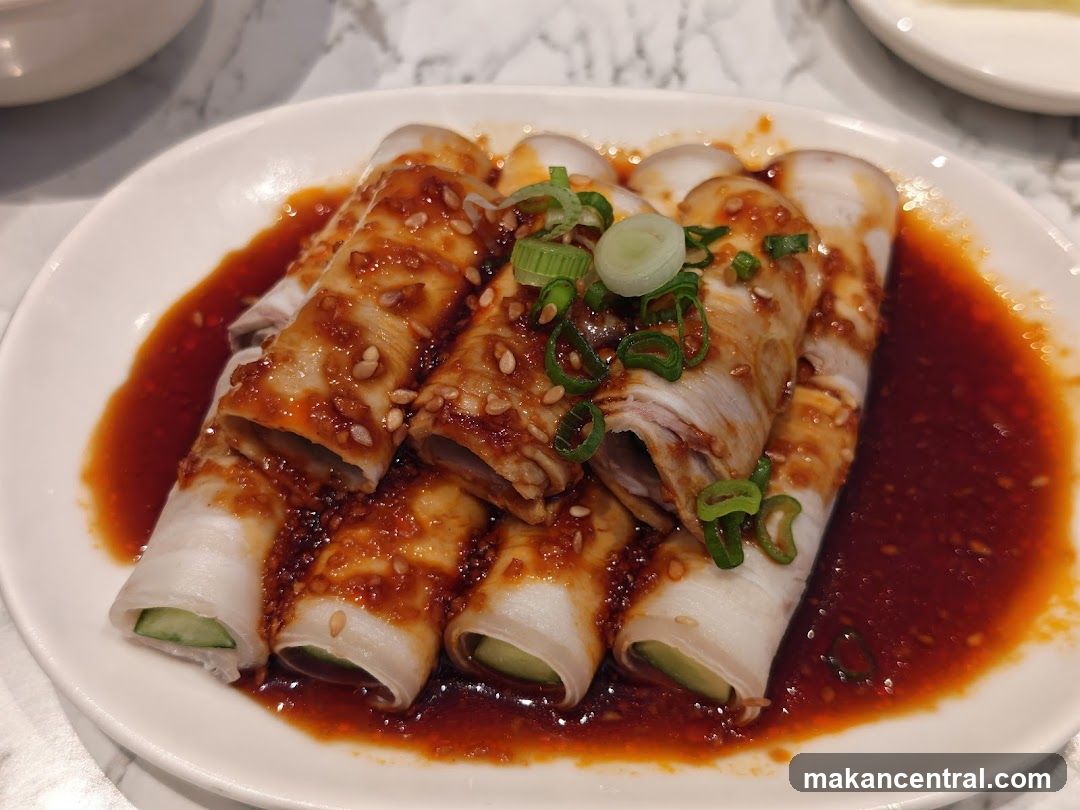 Rolled Slices with Sauce