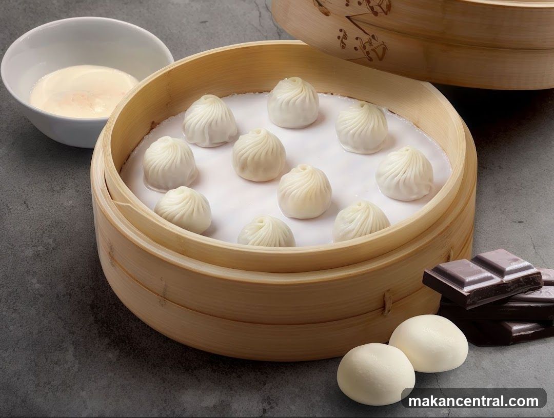 Steamed Dumplings with Chocolate