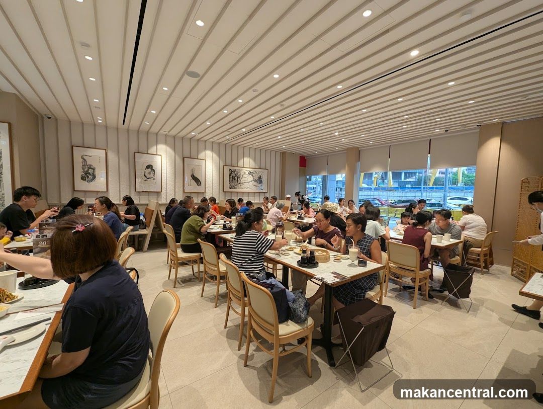 Restaurant Interior with Diners