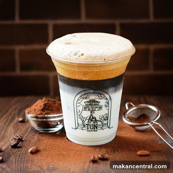 Layered Coffee Drink